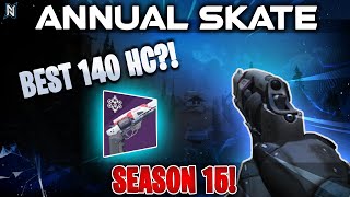 SECRET BEST 140 HC  Annual Skate Hand Cannon Review  Destiny 2 Season of the Lost [upl. by Corissa]