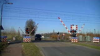 Spoorwegovergang BerkelEnschot  Dutch railroad crossing [upl. by Heymann]