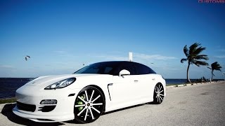 Porsche Panamera on Custom XO Luxury Tokyo Wheels [upl. by Dewitt]