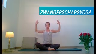 Thuis Sporten Zwangerschapsyoga met Kaatje Molenberghs  DEEL 1 [upl. by Thackeray982]