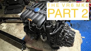 The VR6 MK6 Swap  Part 2 Drivetrain is Complete [upl. by Edan421]