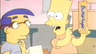 1988 Butterfinger Commercial with Bart Simpson [upl. by Tarkany]