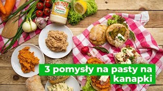 3 pomysły na pasty na kanapki z majonezem [upl. by Redd]