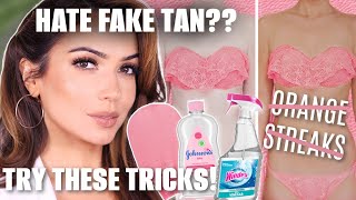 BEST SELF TAN AT HOME  How To Fix Tanning MISTAKES [upl. by Weintrob]