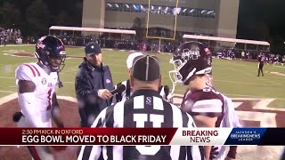 Egg Bowl moving to Black Friday [upl. by Nalyk]