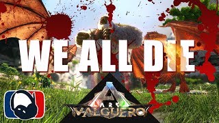 ARK Valguero BOSS FIGHT Deinonychus amp John Madden [upl. by Candless]