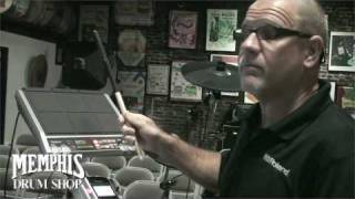 Roland SPDS demo by Texas Tim Root at Memphis Drum Shop [upl. by Hamlani]