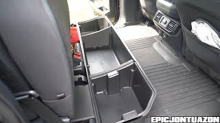 Oedro Under Seat Storage  2021 Ford F150 XLT  EPICJONTUAZON [upl. by Elfreda500]