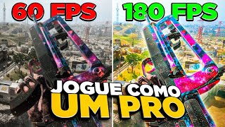 CONFIG dos PROS WARZONE 3  Aumente seu FPS e diminua o INPUTLAG [upl. by Meggi]