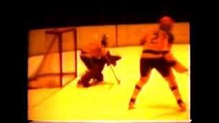 Gilles Meloche and the California Golden Seals vs Boston Bruins circa 1972 [upl. by Leba]