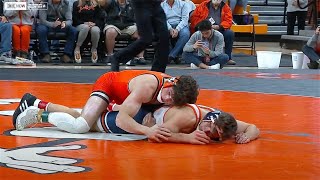 141lbs Tagen Jamison Oklahoma State vs Braden Bower Bucknell [upl. by Nazay]