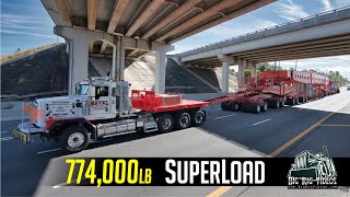 774000 lb Transformer Superload  Beyel Brothers Crane amp Rigging [upl. by Laud756]