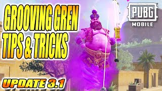 GROOVING GRENADE TIPS amp TRICKS PUBG MOBILE UPDATE 31 [upl. by Stacey559]