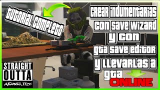 😎 NUEVO TUTORÍAL CREAR Y LLEVAR A GTA 5 ONLINE CONJUNTOS DE SAVE WIZARD ¡NOS SALTAMOS UN PASO 😎 [upl. by Nwad]