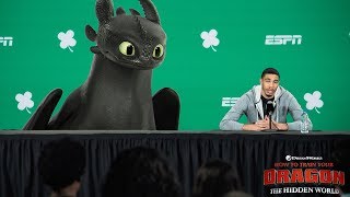 Toothless Interupts ESPN Press Conference [upl. by Innek282]