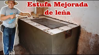 Estufa Mejorada de Leña o FogónEstufa Ecológica  Casa de Campo 3 [upl. by Marchal94]