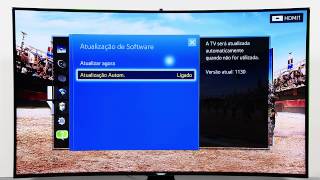 Samsung  Como realizar a atualização de software pela TV Samsung [upl. by Mahalia]