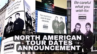 Oasis Live 25 North American Tour Dates Announcement Livestream [upl. by Alfi682]