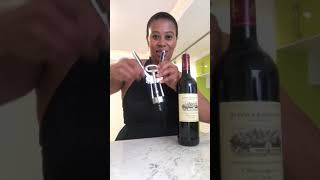 How to open a bottle of wine using a winged corkscrew [upl. by Emmalyn]