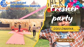 Fresher party 2024 in DSEU DWARKA CAMPUS Full Dance Video [upl. by Annavas407]