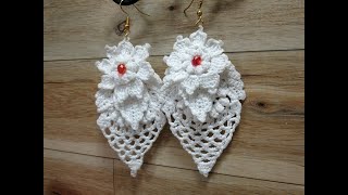 Aretes en crochet paso paso Modelos fantásticos [upl. by Zinnes592]