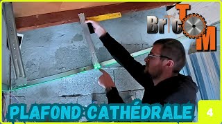 EP 4  Le secret de la technique de pose des suspentes dans un plafond cathédrale enfin dévoilé [upl. by Barker594]