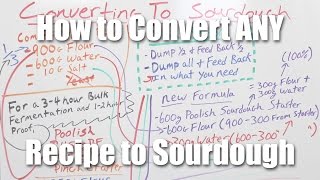 Converting Any Bread Recipe to Sourdough [upl. by Asle701]