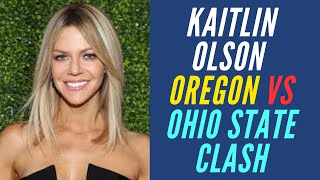 kaitlin olson  Oregon vs Ohio State Clash [upl. by Lilas]