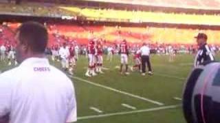 Chiefs Linemen Warming Up [upl. by Aninaj]