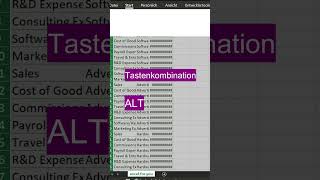 🔥Spaltenbreite mit Tastenkombination anpassenexcel exceltricks exceltipps [upl. by Thar]