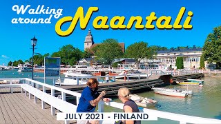 Walking around Naantali July 2021 Finland 4K [upl. by Peednus]