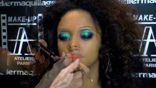 Makeup Tutorial  Green Eyes  MakeUp Atelier Paris [upl. by Byrann349]