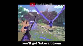 How to obtain Sakura Bloom  Genshin Impact shorts Guide [upl. by Kramlich]