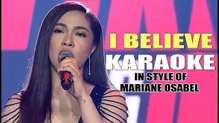 I BELIEVE KARAOKE IN STYLE OF MARIANE OSABEL CONTEST PIECE THE CLASH contest videoke karaoke [upl. by Eeliram]