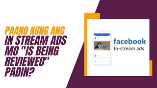 FACEBOOK IN STREAM ADS YOUR APPLICATION IS BEING REVIEWED HOW TO FIX THIS ISSUE [upl. by Prasad]