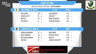 Lindfield CC 2nd XI v Balcombe CC 1st XI [upl. by Ethbun]