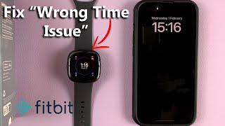 Fitbit Sense 2 Showing Wrong Time  Quick Fix [upl. by Ahsien]