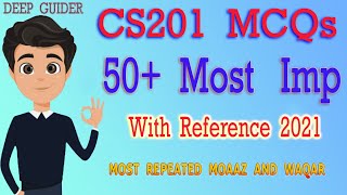 CS201 Most Important Mcqs for Final TermCS201 Final Term Past Paper Mcqs 2021 CS201 Important MCQs [upl. by Eustasius]