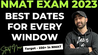 NMAT Exam 2023 Window Best Dates  How to Choose the Perfect Slot for Your Success [upl. by Acimaj]