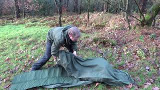 The basics of camping shelter and setting up a bivvy bag [upl. by Eiruam]