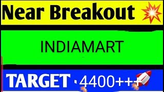 indiamart share latest news today indiamart share analysis indiamart share target [upl. by Lose]