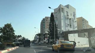 Driving Tour in Soussa from mall of sousse to downtown [upl. by Kingdon]