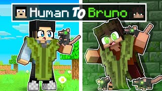 From Human to BRUNO from ENCANTO in Minecraft [upl. by Yelrahs]