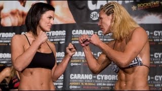 Gina Carano Vs Cris quotCyborgquot Santos  MMA [upl. by Nothgierc]