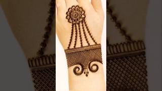 Easy simple back hand mehndi designmehandi dijainmandhi digenemahadi ke designlatest mehndi 2024 [upl. by Ttennaj759]