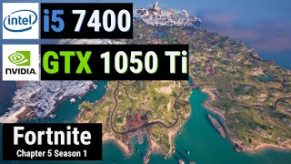 Core i5 7400  GTX 1050 Ti vs FORTNITE [upl. by Oigroeg]