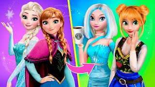 What Happened to Elsa 32 Frozen DIYs for LOL [upl. by Ibrad]