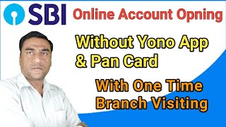 Sbi Online Account Opning Without Yono App  SBI Online Account Opening With Full Details 2018 [upl. by Delfine]