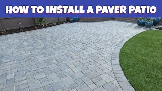 How to build a paver patio [upl. by Leese177]