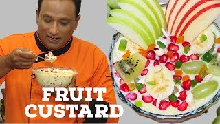 Fruit custard recipe my childhood favourite fruit custard summer special recipe MIlKMAID [upl. by Alaaj891]